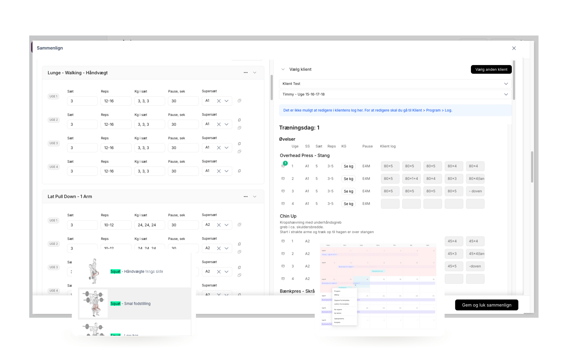 Coachplan - Personlig Træner Software